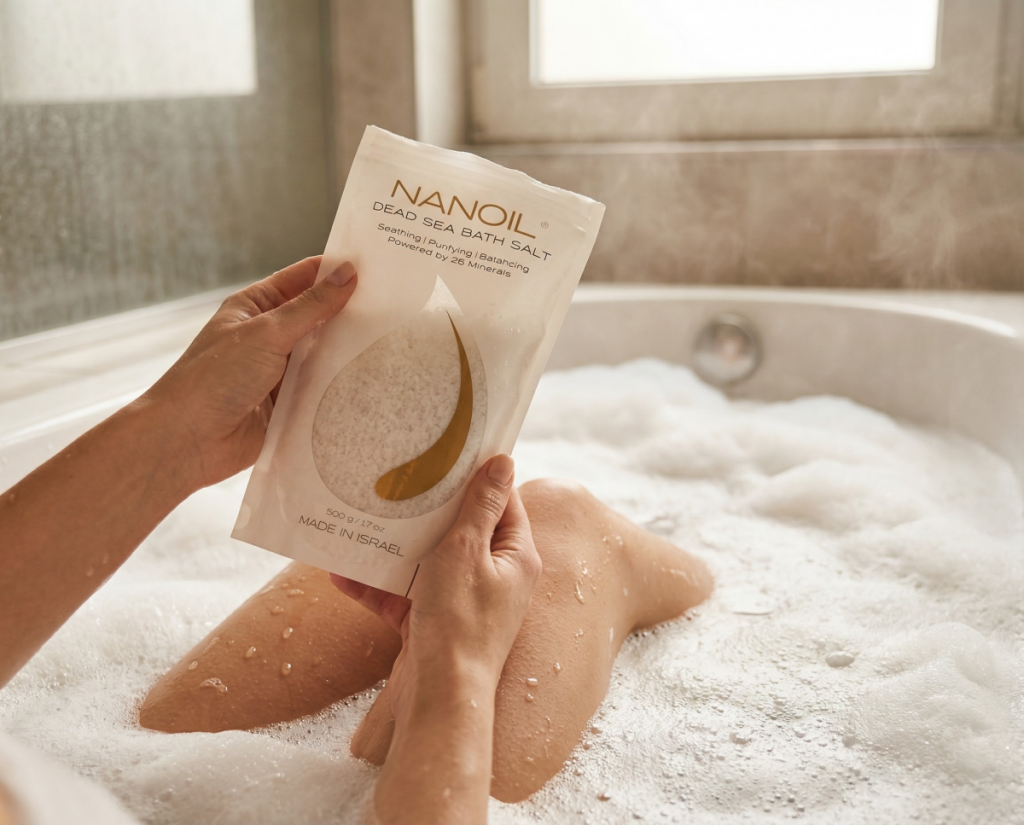 sól z morza martwego do kąpieli nanoil