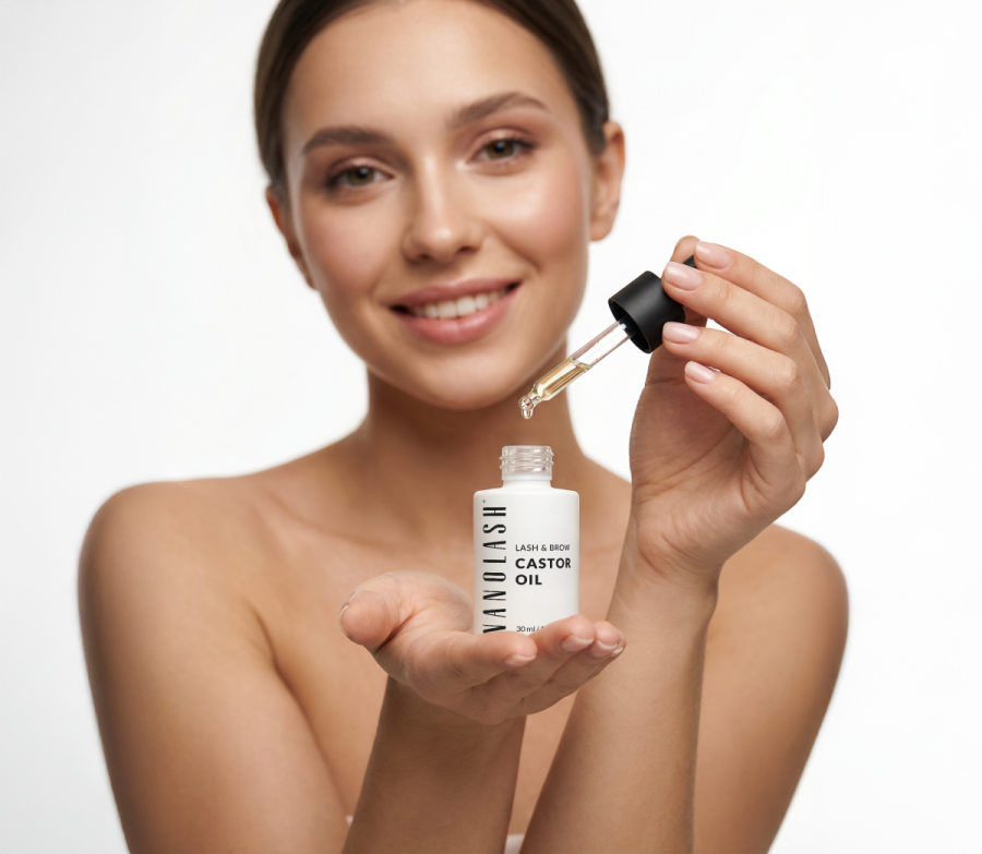nanolash olejek rycynowy na brwi